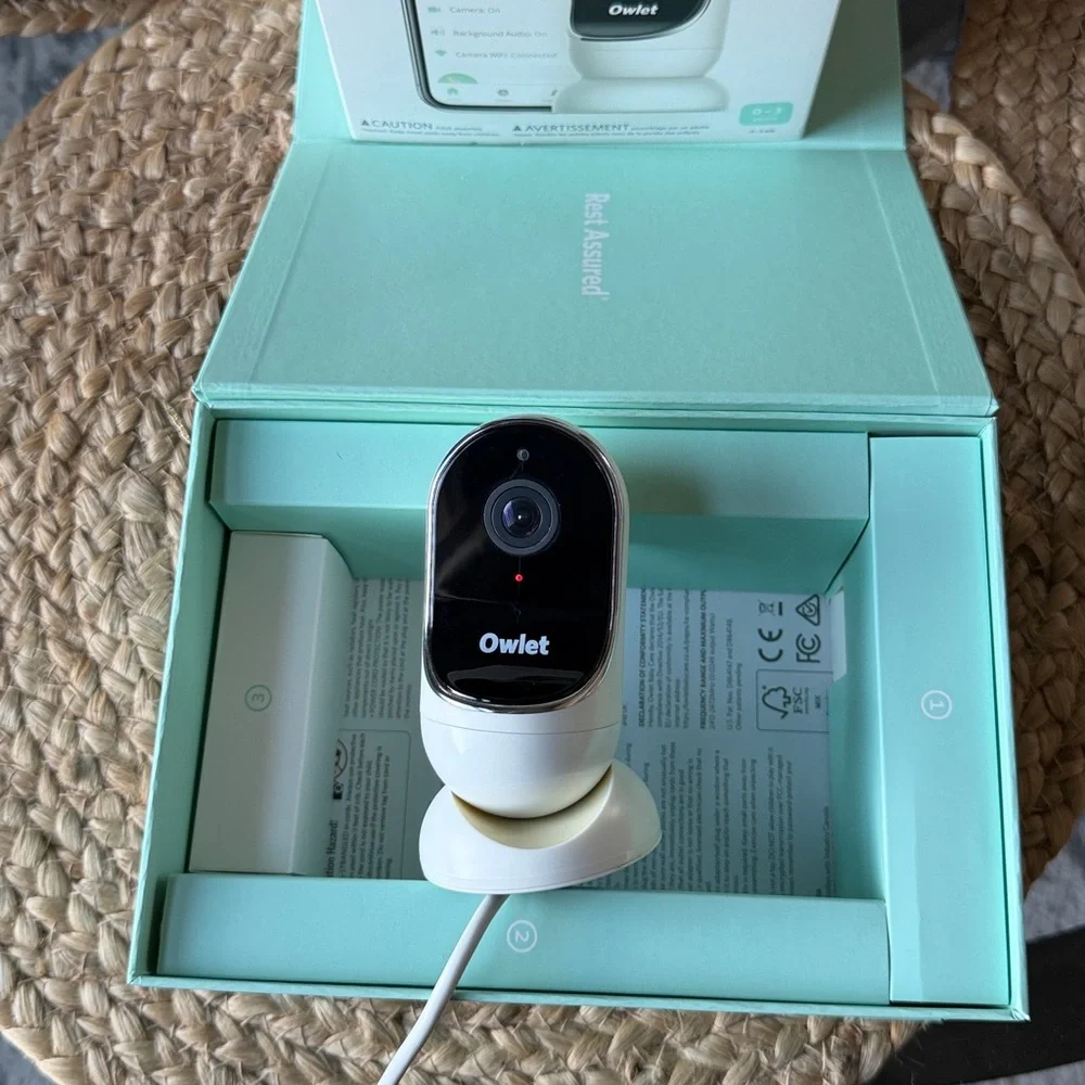 Owlet Black and White Baby Monitor Camera